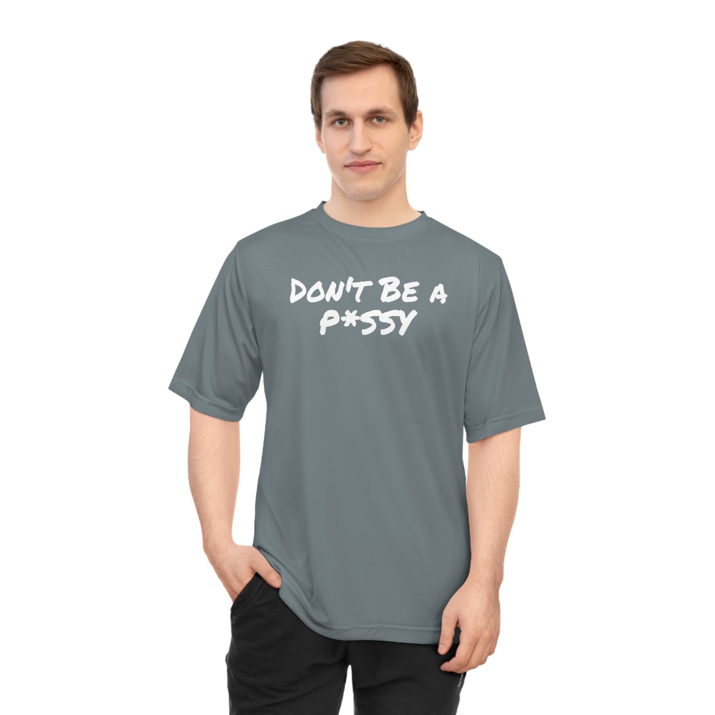 Funny Unisex T-shirt: 'Don't Be a Pussy' Training Tshirt