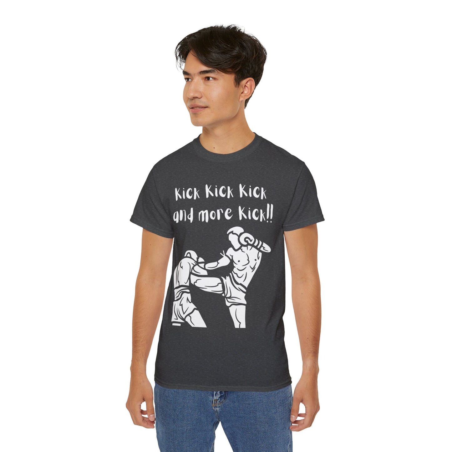 Muay Thai "KICK KICK KICK" Unisex Ultra Cotton Tee