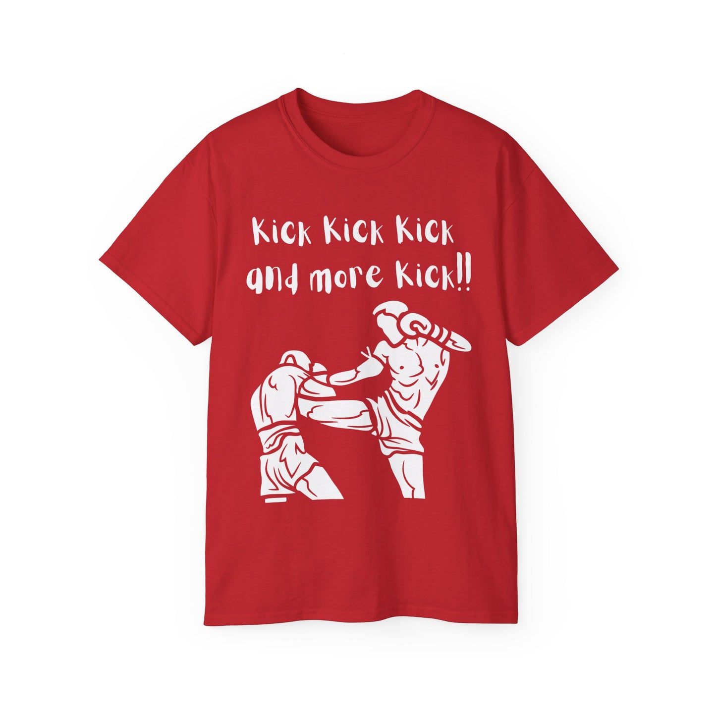 Muay Thai "KICK KICK KICK" Unisex Ultra Cotton Tee