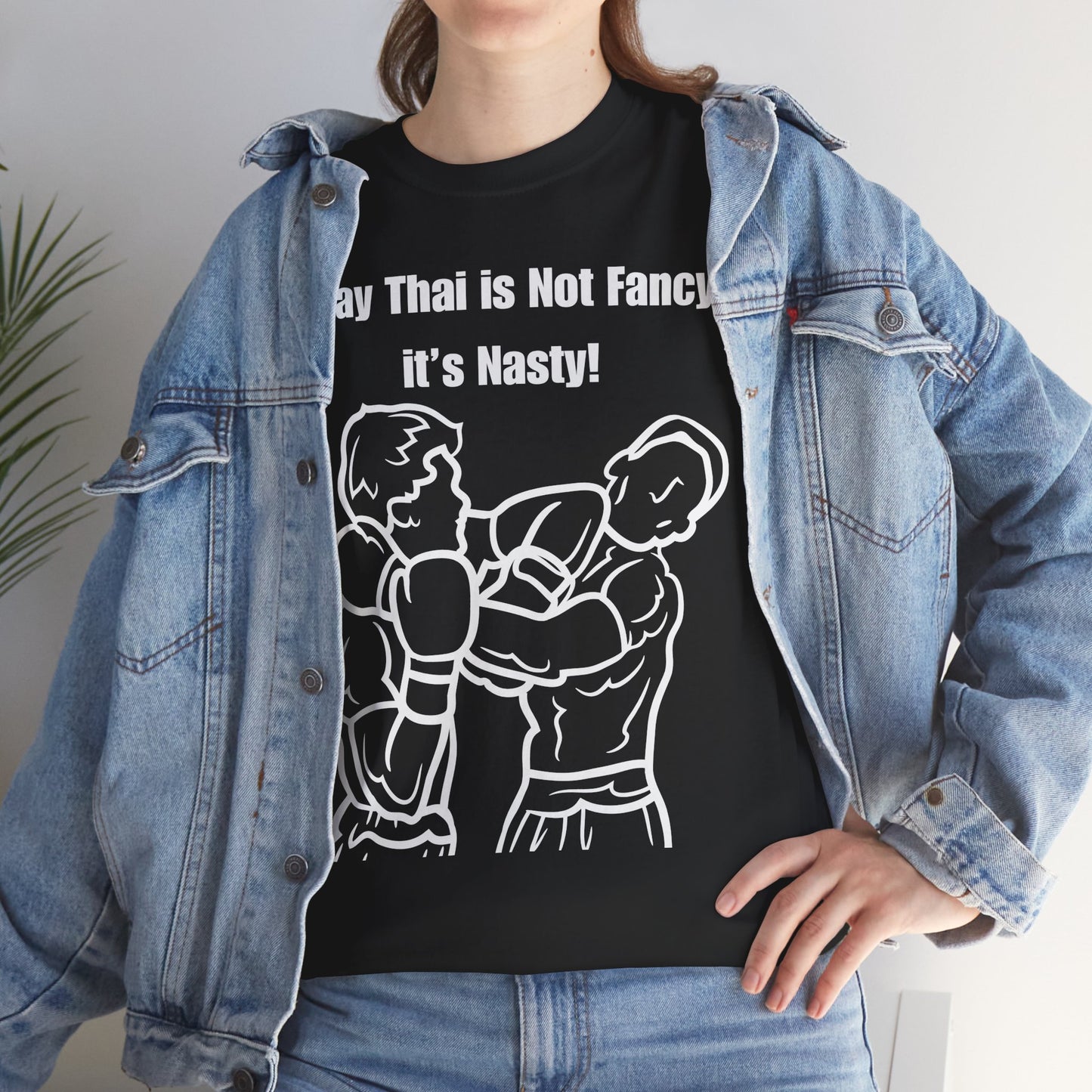 "Muay Thai Is Nasty" Unisex Heavy Cotton T-shirt