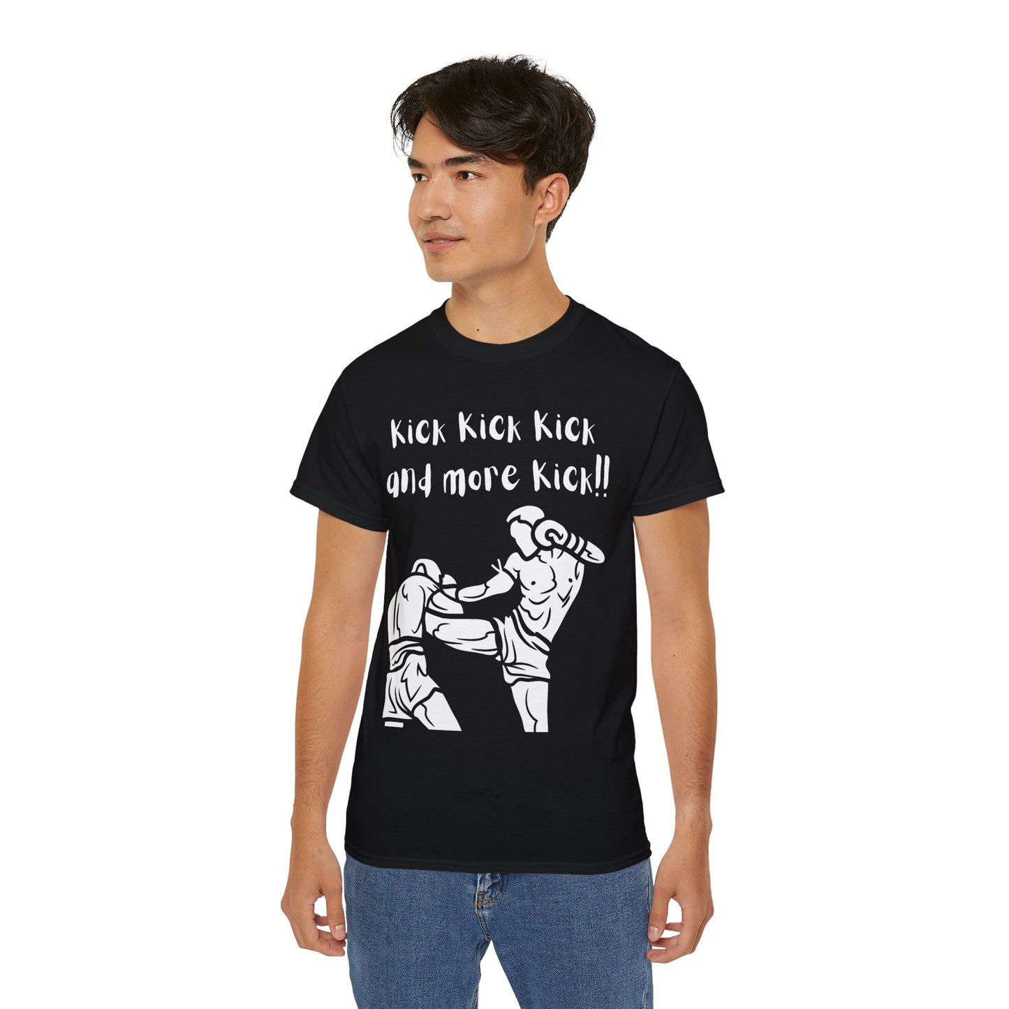 Muay Thai "KICK KICK KICK" Unisex Ultra Cotton Tee