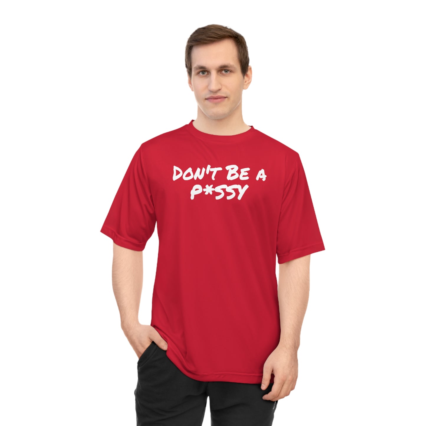 Funny Unisex T-shirt: 'Don't Be a Pussy' Training Tshirt