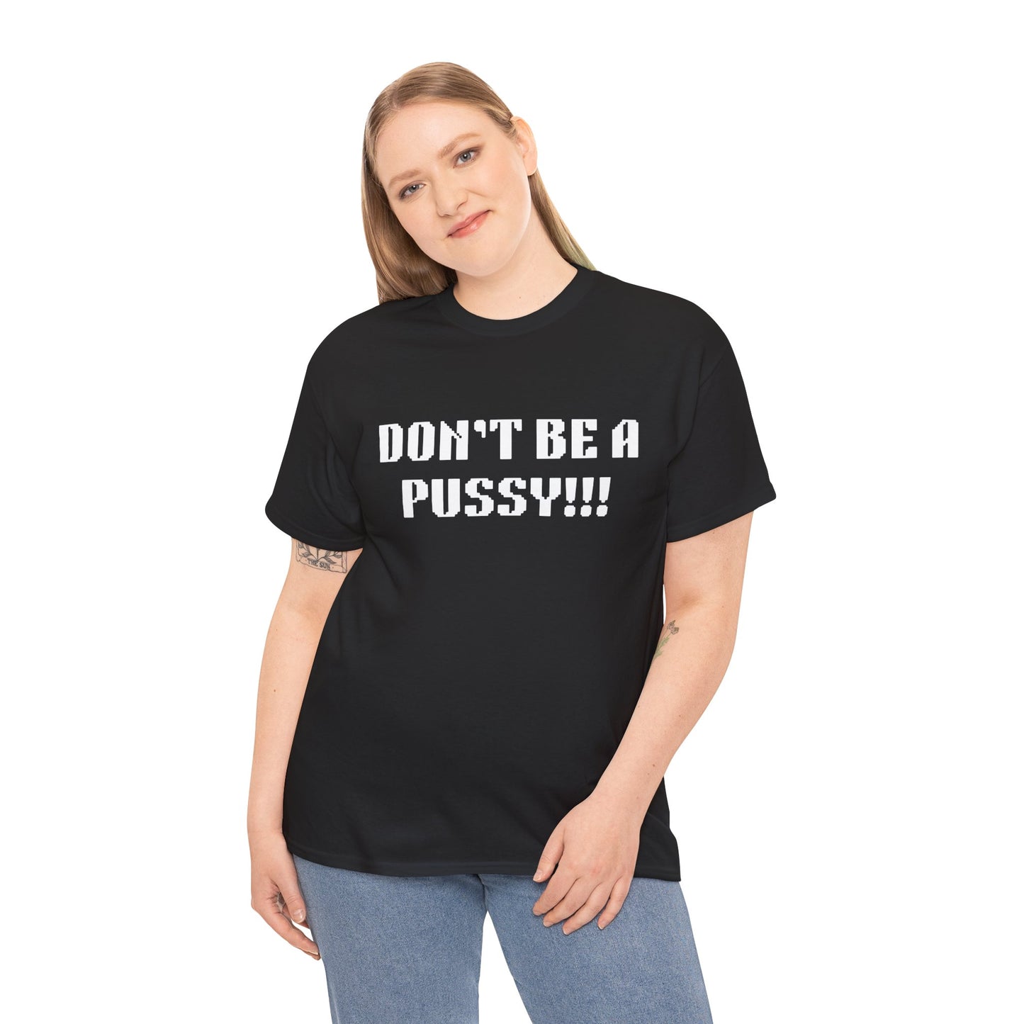 Muay Thai "Don't Be A Pussy!!!" Unisex Heavy Cotton Tee