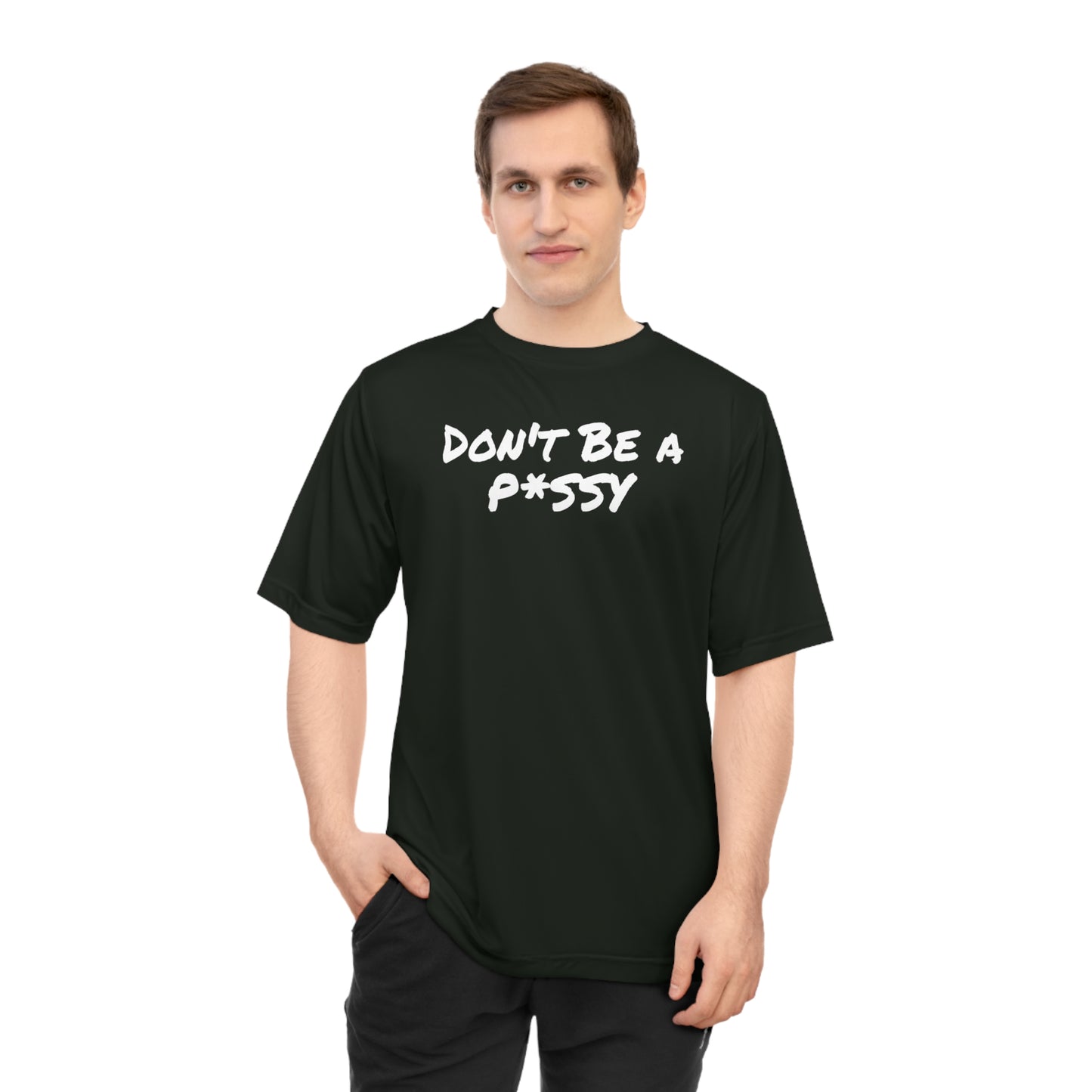 Funny Unisex T-shirt: 'Don't Be a Pussy' Training Tshirt