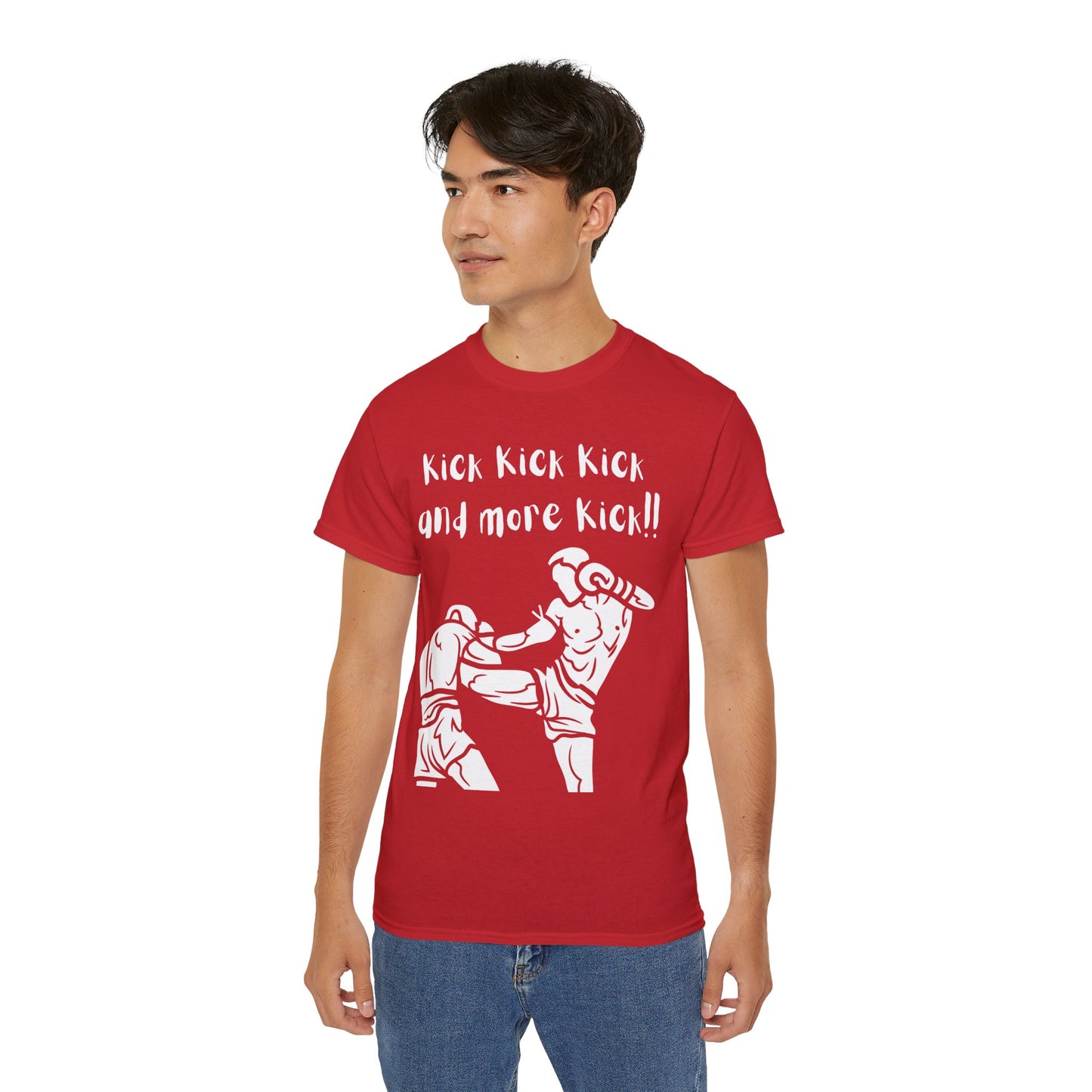 Muay Thai "KICK KICK KICK" Unisex Ultra Cotton Tee