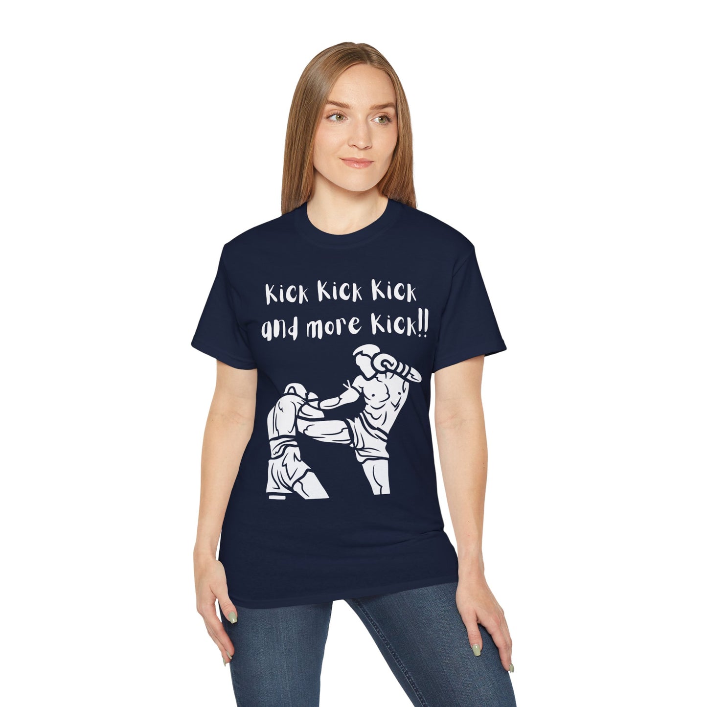 Muay Thai "KICK KICK KICK" Unisex Ultra Cotton Tee